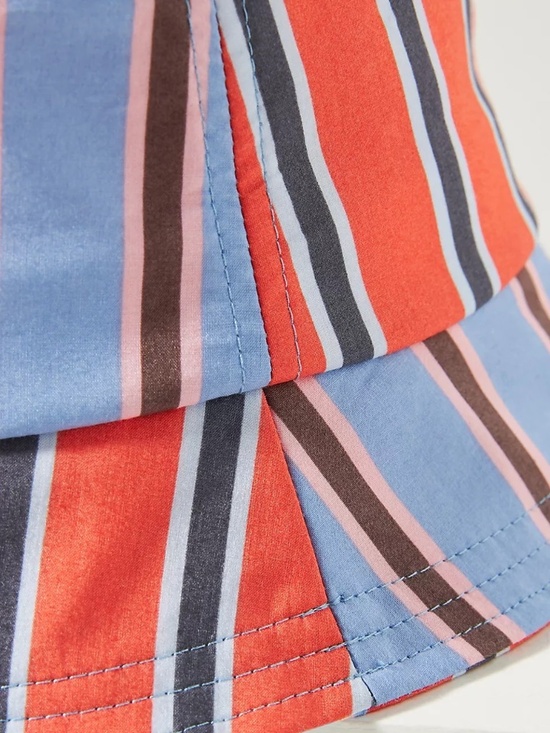 NWT Anthropologie Striped shirting Bucket Hat